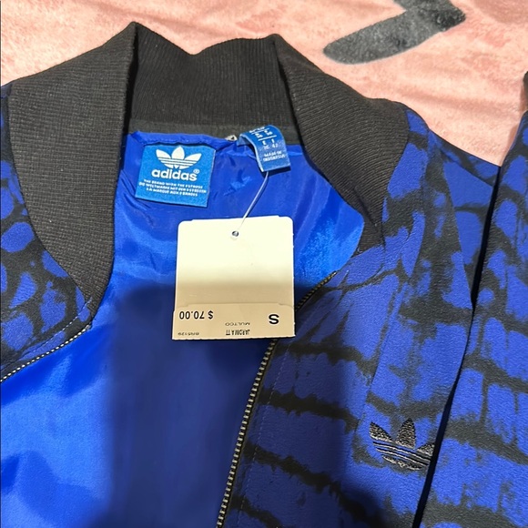 Nike Blue and Black Patterned Jacket - Picture 2 of 3